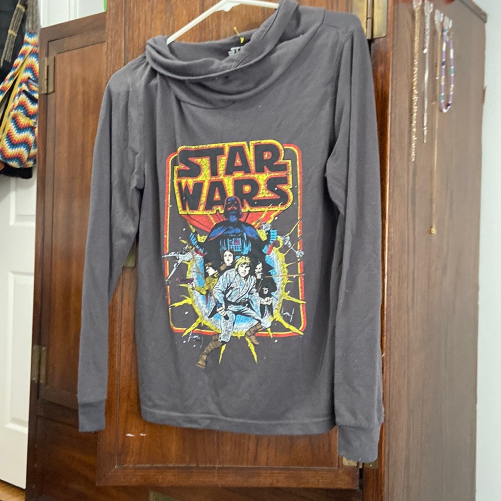 Star Wars fifth sun mock neck long sleeve tee